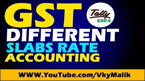 How to Change Stock Item GST Rate in Tally ERP 9 | Tally ERP 9 Multiple Slab Rate Entry with GST