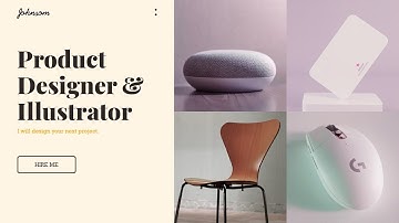 Product Designer Minimal Portfolio Website Using Html, Css, Jquery | Portfolio Website Design