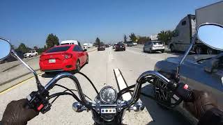 Virago 250 Ride Along  Pasadena to Dana Point (Non Edited)