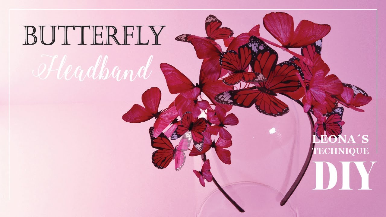 DIY Butterfly Headband birthday outfit accessory easy & beautiful