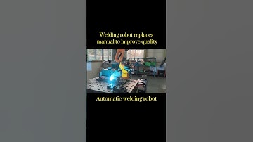 Welding robot replaces manual to improve quality #machine #weldingmachine #weldingrobot