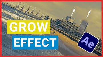 How to Make Building Grow Effect  | after effects | Sinhala
