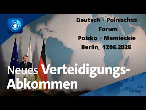 Abkommen mit Polen: Deutschland und Polen st&auml;rken ihre milit&auml;rische Verteidigung &ndash; warum jetzt?

Die NATO-Verb&uuml;ndeten Deutschland und Polen wollen ihre milit&auml;rische Zusammenarbeit weiter ausbauen. Verteidigungsminister Boris Pistorius reist daher am Mittwoch in die polnische Hauptstadt Warschau, um ein Verteidigungsabkommen zu unterzeichnen.

#Abkommen #mit #Polen #Deutschland #und