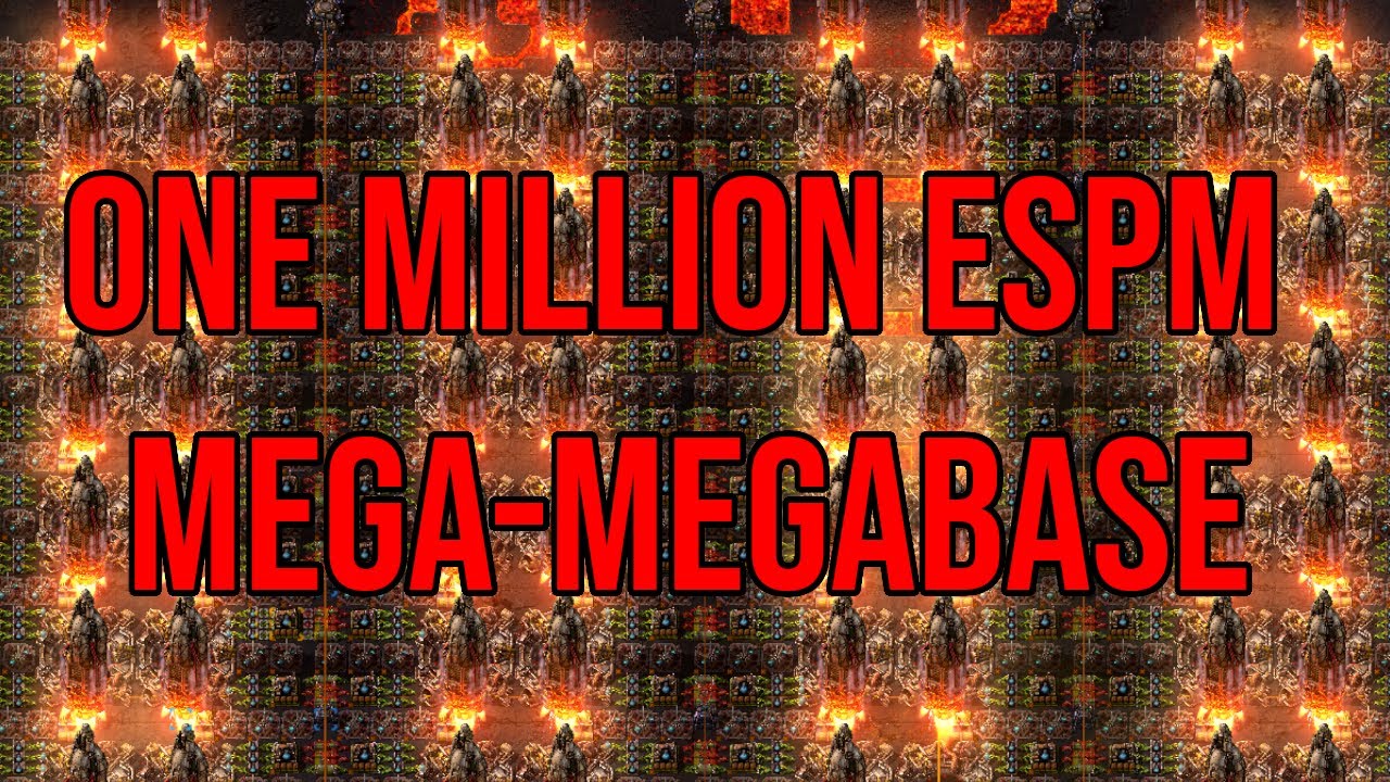 Reaching 1 Million eSPM in Factorio Space Age | Factorio MegaMegabase ...