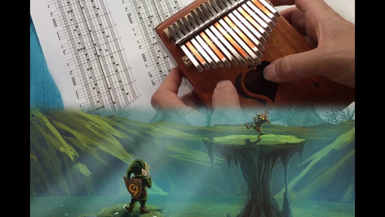 Partition Kalimba 17 Lames Zelda Lost Woods Tutoriel YouTube