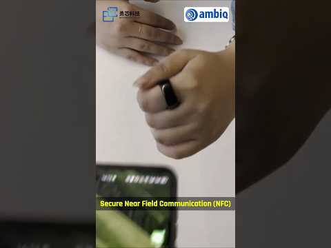 Ambiq and Bravechip Demo NFC Capabilities for Smart Rings #Shorts