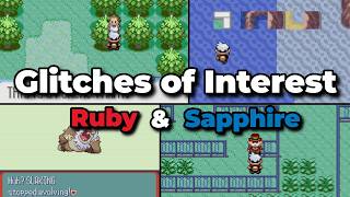 Pokémon Ruby & Sapphire: Glitches of Interest