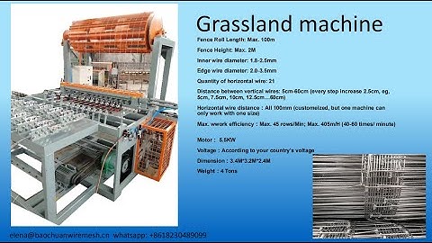 Grassland Mesh Machine ( Whatsapp: +86 182 3048 9099 )