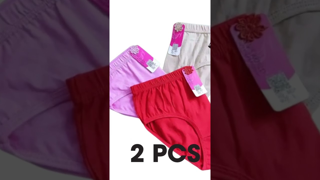 *ComfortChic 2-Piece Soft Cotton Panty Set 👙 | Stretchable Slim Fit for All-Day Comfort*