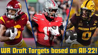 2026 NFL Draft Wide Receivers rankings based on All-22 Film! | L.A. Rams | Ian's Targets