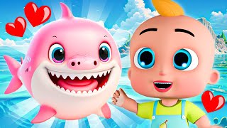 Five Little Sharks | Baby Shark Doo Doo Doo | Baby Songs for Kids | Nursery Rhymes &amp; Kids Songs
