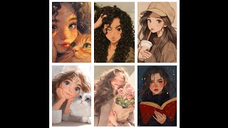 🎀 New Cartoon DPZ | Cute & Stylish Cartoon Girl Profile Pictures 💫 screenshot 5