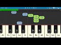 Feliz navidad (PIANO MIDI TUTORIAL) - Melodía