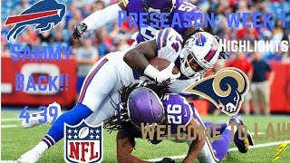 Sammy Watkins Full Week 1 Preseason Highlights Welcome To La 8102017