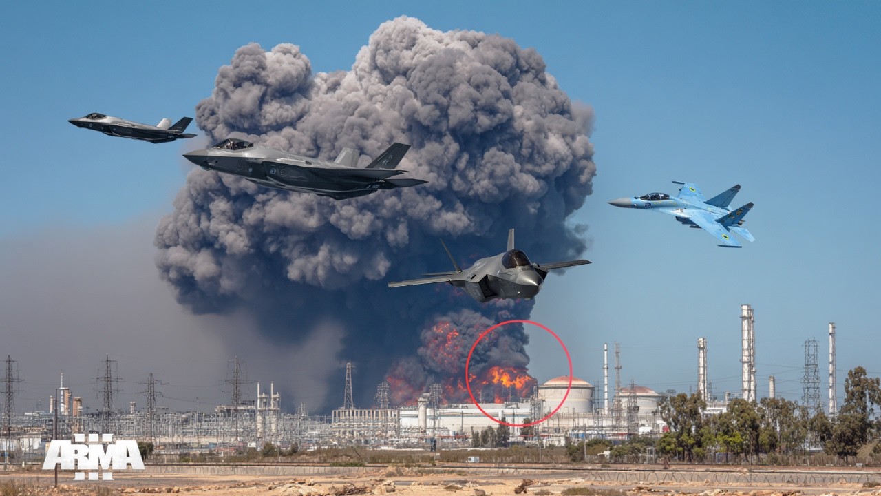 Today, May 18, 2026! US F-35 Fighter Jet Dropped an 8-Ton Bomb on a Secret Nuclear Facility. ARMA3