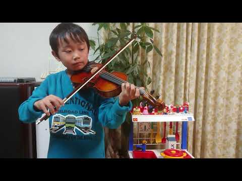 ニュースーパーマリオブラザーズ タイトルＢＧＭ  ヴァイオリンで弾いてみた りゅうくん