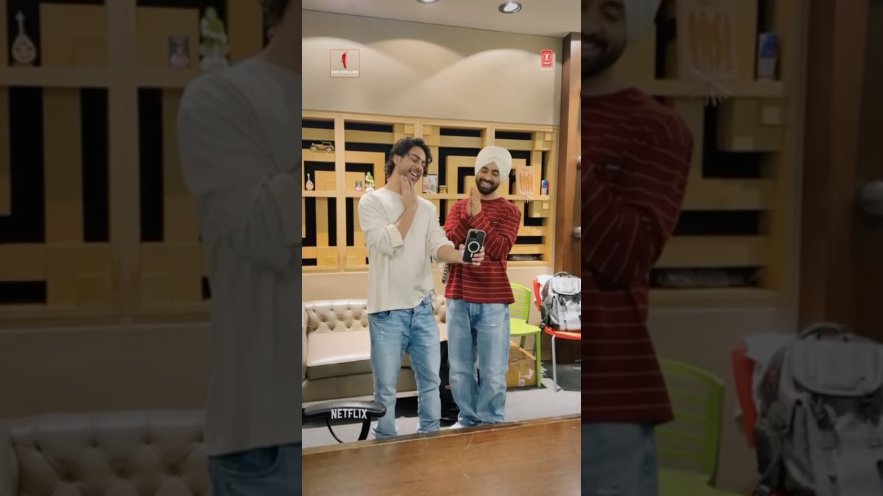 Behind The Scenes with Diljit Dosanjh & Aryan Khan | Tenu Ki Pata 🔥 | Ba***ds Of Bollywood