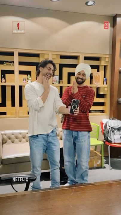 Behind The Scenes with Diljit Dosanjh & Aryan Khan | Tenu Ki Pata 🔥 | Ba***ds Of Bollywood