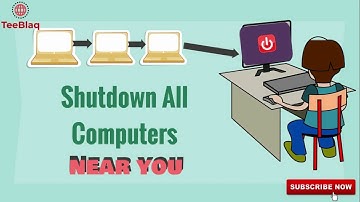 How To Shutdown All Computer Near You on a Network.