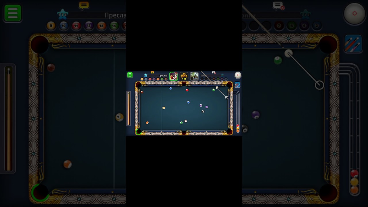 Lucky shot ever - 8 ball pool by Miniclip - YouTube