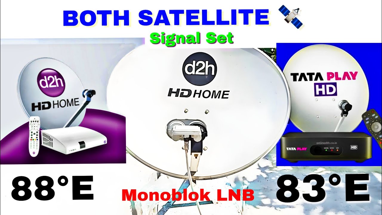 TATA PLAY Dish Antenna Setting , Videocon d2h Dish Antenna Setting by