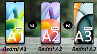 Xiaomi Redmi A1 vs Xiaomi Redmi A2 vs Xiaomi Redmi A3 4G