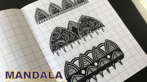 MANDALA PATTERNS TUTORIALS | Mandala | Mandala Pattern | Mandala drawing | for Beginner