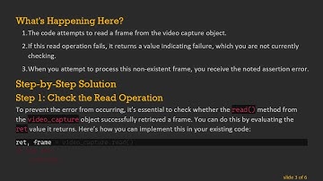 How to Fix the cv2.error in OpenCV Face Detection Code