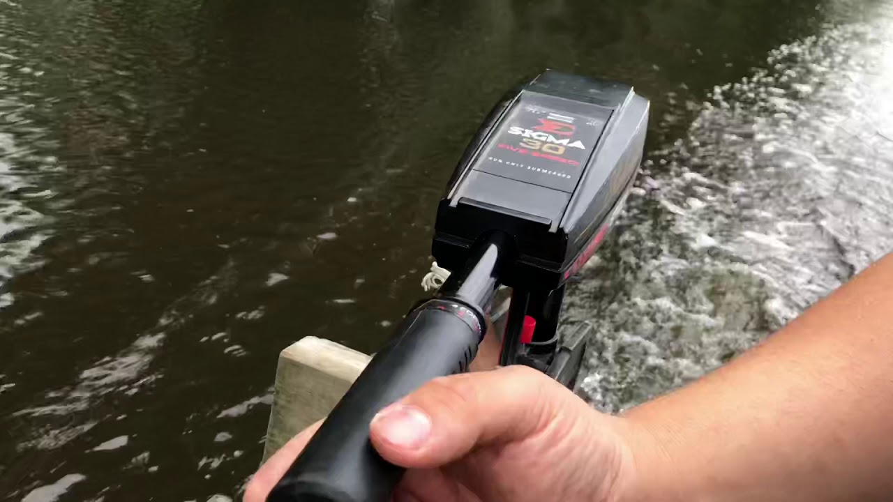 Electric outboard on Canoe YouTube