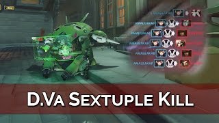 Overwatch: D.Va Five-man Ult & Delayed Sextuple