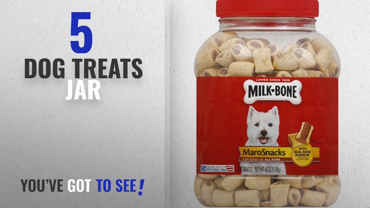 Top 5 Dog Treats Jar [2018 Best Sellers] MilkBone 2 Count Marosnacks