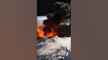 Earth on Fire: Volcano Seen From Above