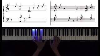 All Rise - Blue - Piano Cover - How to play with Sheet Music