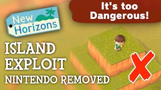 Animal Crossing New Horizons  ISLAND EXPLOIT Nintendo Removed (ACNH Trick)