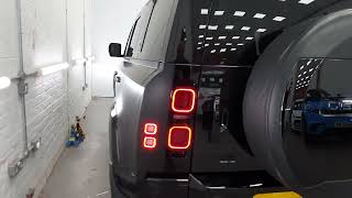 Land Rover Defender Satin Black Wrap