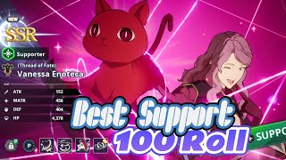 Black Clover Global - 100 Rolls for Best Support - Vanessa Enoteca!