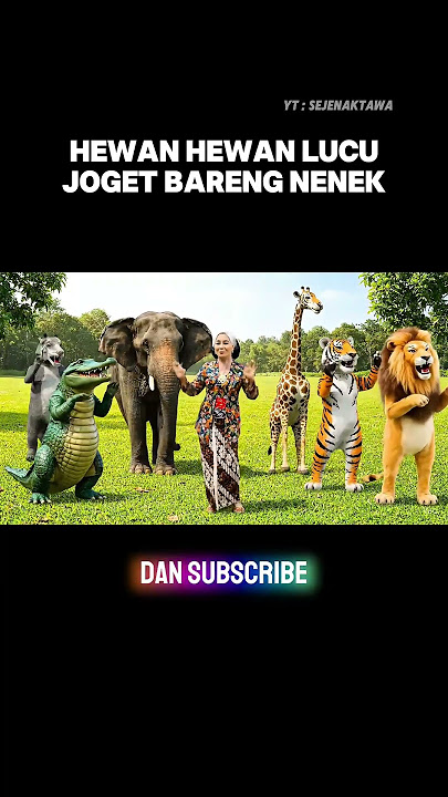 lucu banget nenek joget bareng para hewan #videolucu #videoviral #viralindonesia