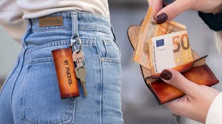 Mini Wallet Key Chain | PDF Leather Crafting Pattern