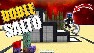 Como hacer un doble salto | Truco con bloques de comandos | Minecraft 1.12.0 (Android,xboxone,win10)