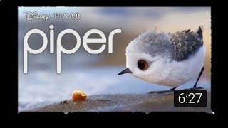 Piper  Disney Pixar  (Oscar winning short movie) full movie