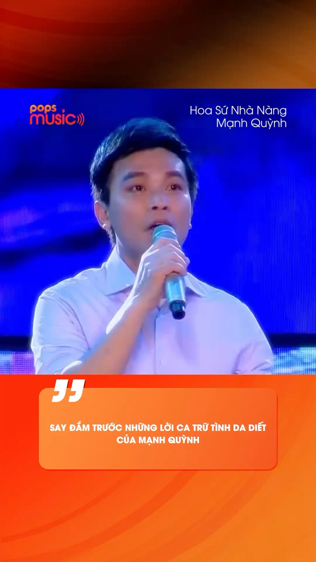 Say đắm trước những lời ca trữ tình da diết của Mạnh Quỳnh #popsmusic