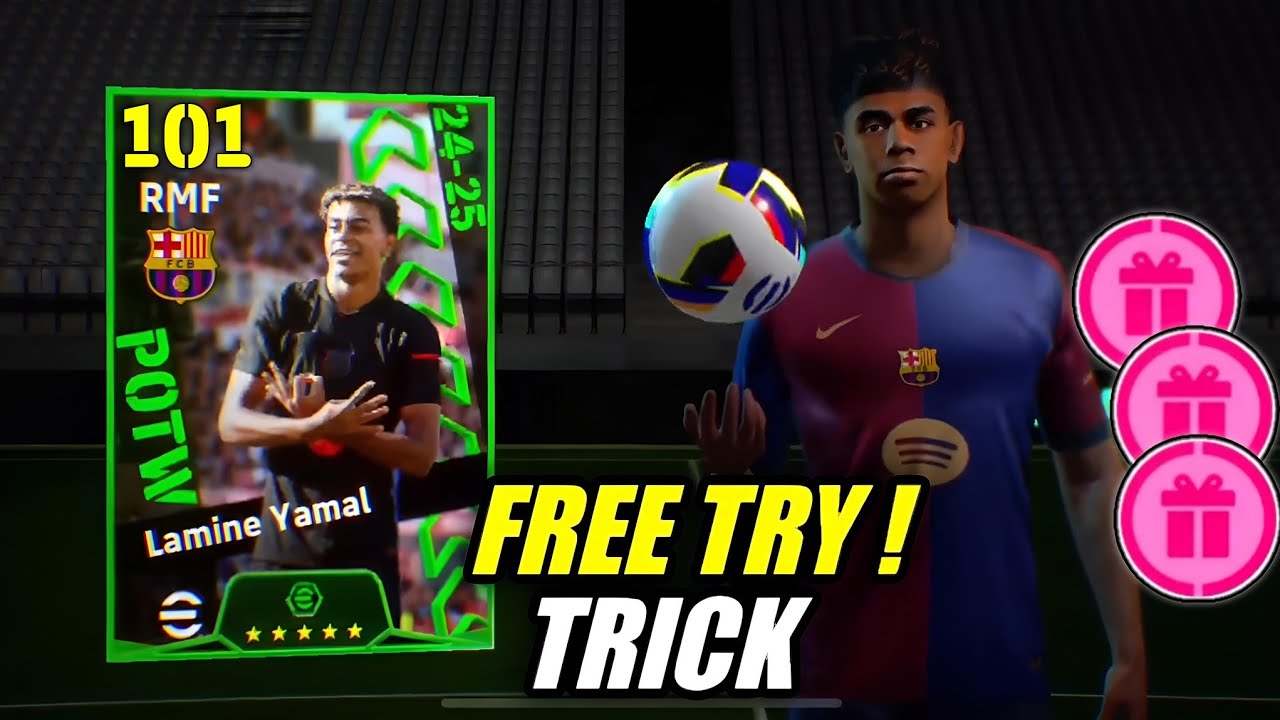 Trick To Get 101 Rated Lamine Yamal In EFootball 2025 Mobile Potw trick-to-get-101-rated-lamine-yamal-in-efootball-2025-mobile-potw