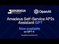 Amadeus Self-Service APIs Assistant GPT is Now Available!