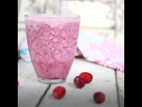Keto Smoothie - Low Carb Cranberry Smoothie recipe
