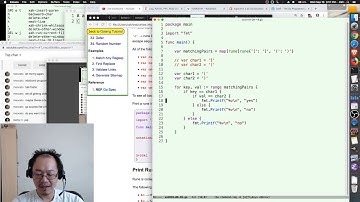 emacs lisp, golang. write script to Check Parenthesis/Brackets Balance 2019-09-18