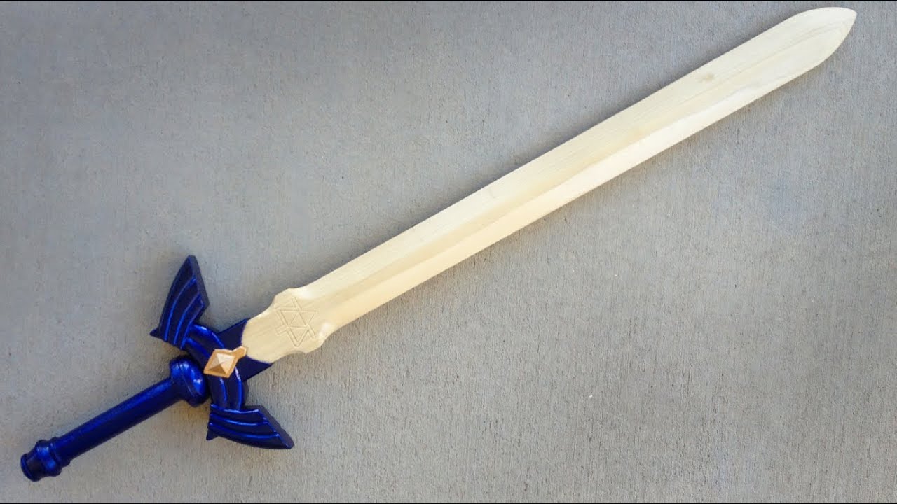 How To Make Link S Master Sword [part 2] Zelda Youtube