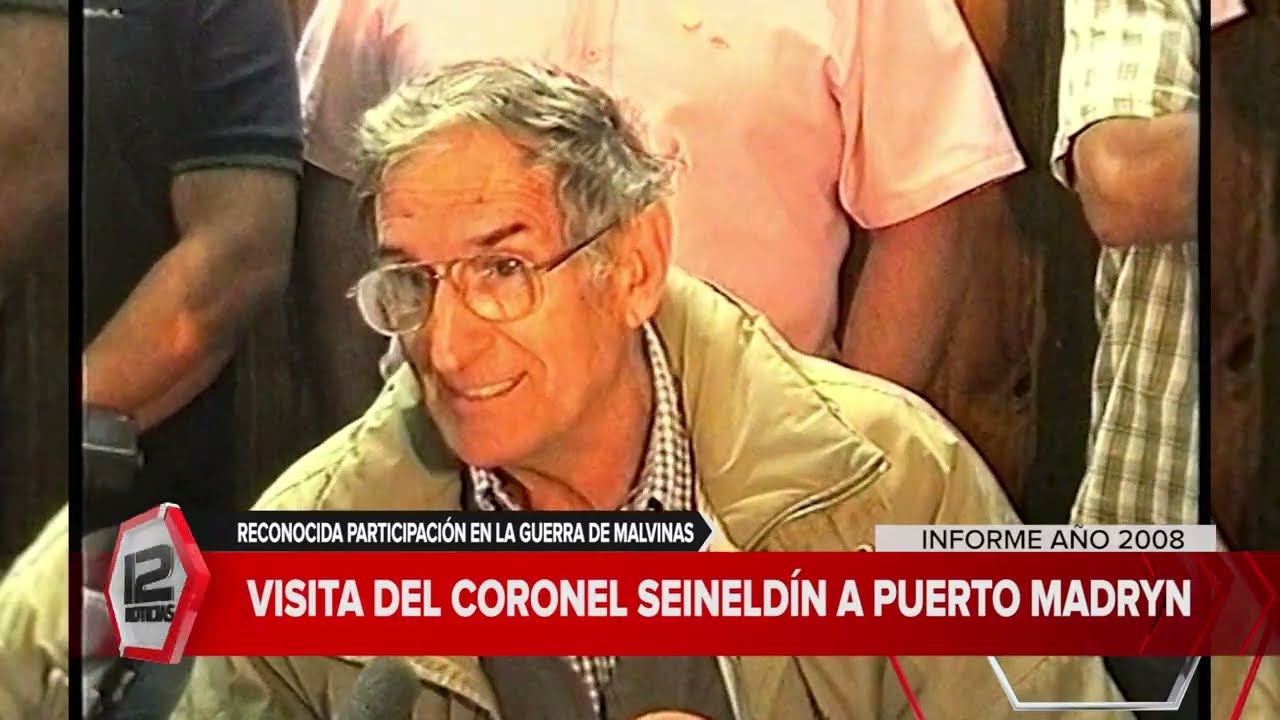 40 años de la guerra de Malvinas: Visita del coronel Seineldín a Puerto Madryn