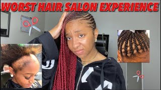 STORYTIME: My WORST Hair Salon Experiences!!! She Cut Off My Edges??!