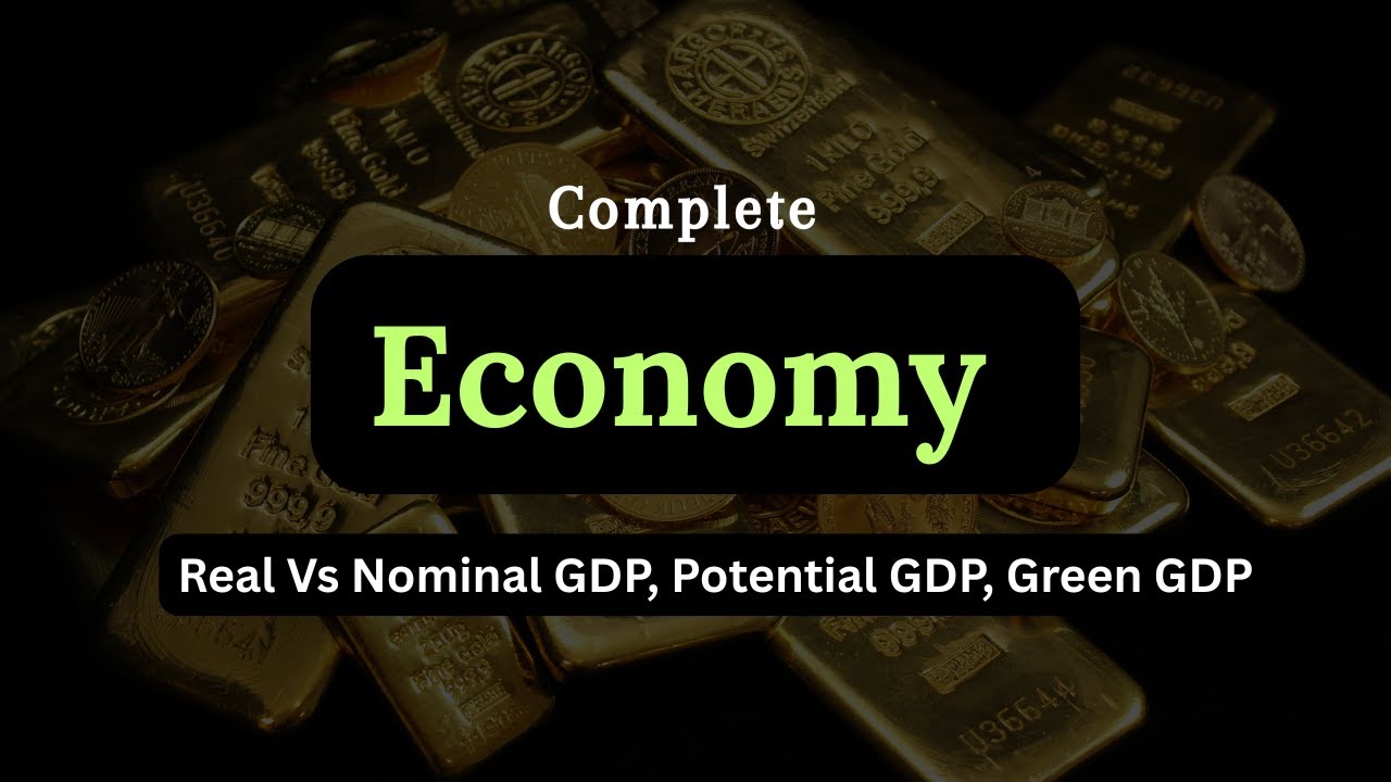 Real Vs Nominal GDP, Potential, Green GDP| Complete Economy for UPSC in Kannada  | UPSC MindGame |