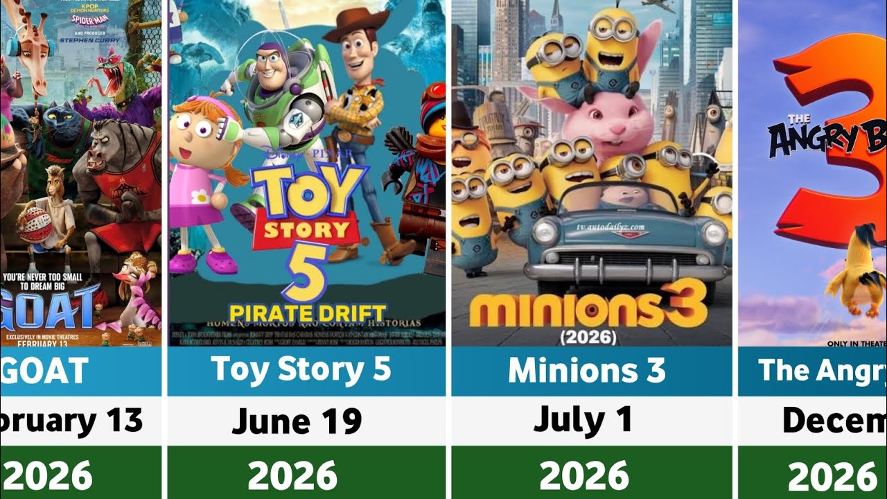 Upcoming Animated Movies of 2026 | Full Release Schedule